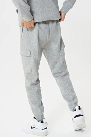 Nike Sportswear Club Fleece Taper Leg Sneaker Length Cargo Pant Erkek Pamuklu Kargo Eşofman Altı Gri