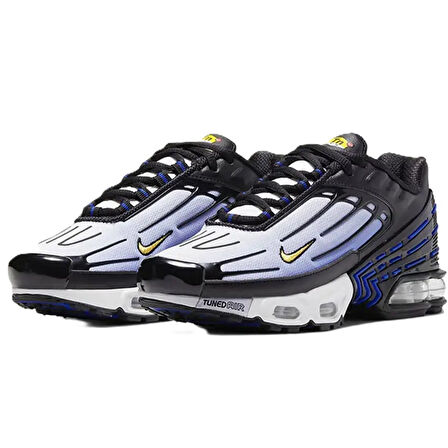 Nike Air Max Plus 3 Unisex Sneaker Black Günlük Spor Ayakkabı Siyah Mavi