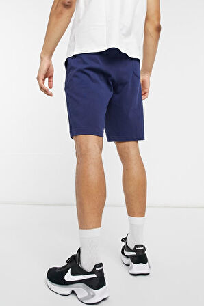 Nike Sportswear Club Jersey Cotton Shorts Unisex Pamuklu ince Yazlık Şort Lacivert