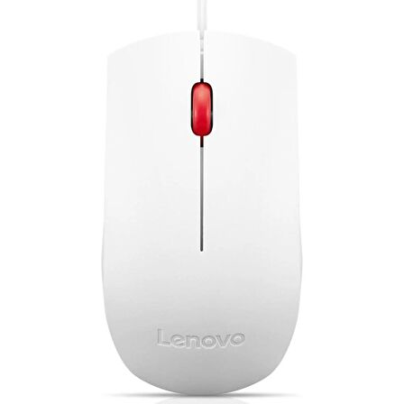 Lenovo Essential USB Kablolu Beyaz Mouse -4Y50T44377