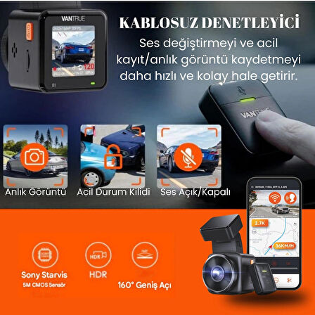 Vantrue Element 1 Araç içi kamera