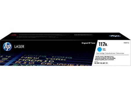 HP W2071A (117A) MAVİ TONER 700 SAYFA