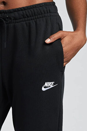 Nike Sportswear Essential Fleece Kadın Siyah Eşofman Altı