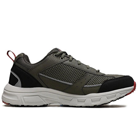 Skechers Oak Canyon-Verketta Mens Leather Outdoor Shoes Hakiki Deri Erkek Outdoor Yürüyüş Ayakkabısı Yeşil
