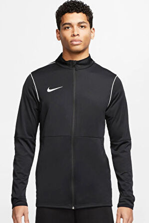 Nike Dri Fit Park Knit Soccer Track Fleece Men's Jacket Erkek Fermuarlı Futbol Antrenman Koşu Ceket Sweatshirt Siyah