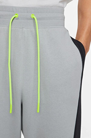 Nike Air Men's Sportswear Fleece Jogger Trousers Eşofman Altı Şardonlu Polarlı Gri