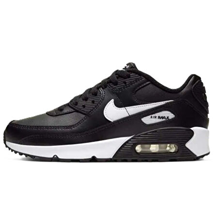 Nike Air Max 90 Leather Unisex Sneaker Hakiki Deri Günlük Ayakkabı Siyah