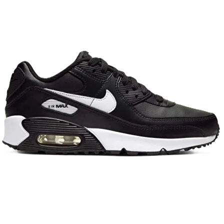 Nike Air Max 90 Leather Unisex Sneaker Hakiki Deri Günlük Ayakkabı Siyah