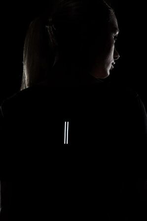 Nike City Sleek Top Kadın Siyah Koşu Tişörtü