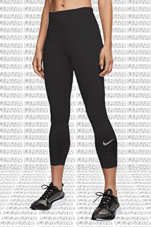 Nike Epic Lux Crop Leggings Buhar Bariyer Cepli Süper Toparlayıcı Tayt Siyah