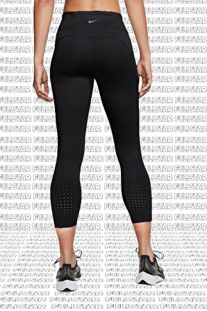 Nike Epic Lux Crop Leggings Buhar Bariyer Cepli Süper Toparlayıcı Tayt Siyah