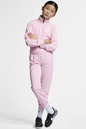 Nike Sportswear Tracksuit Pink Kız Çocuk Eşofman Takımı Pembe