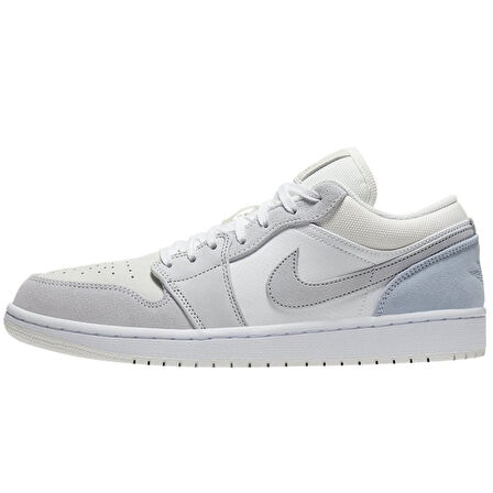 Nike Jordan 1 Low Paris Mens Leather Sneaker Hakiki Deri Erkek Günlük Spor Ayakkabı Beyaz