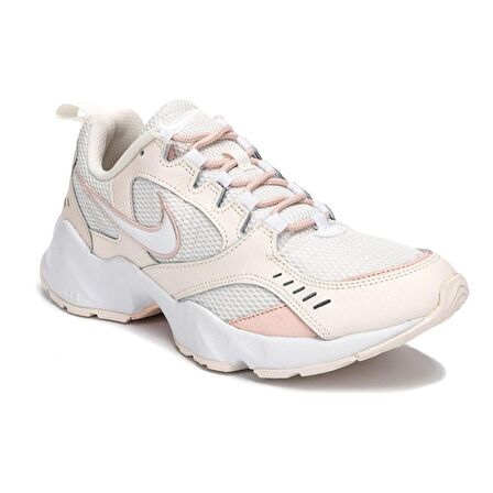 Nike Air Heights Beige Sneaker Hakiki Deri ve Tekstil Günlük Spor Ayakkabı Bej