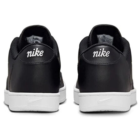 Nike Court Vintage Leather Sneaker Hakiki Deri Sneaker Ayakkabı Siyah