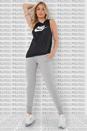 Nike Sportswear Futura Black Tank Kadın Günlük Stil Spor Atlet Siyah Beyaz