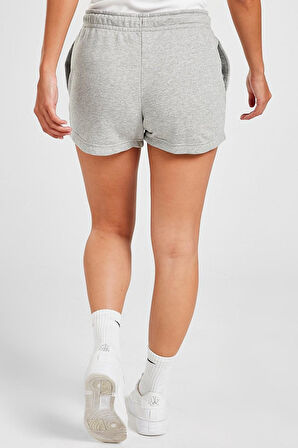 Nike Sportswear Essential Women's French Terry Shorts Grey Pamuklu Kısa Kadın Şort Gri