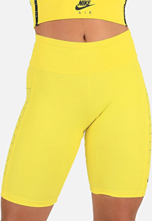 Nike Air Bike Tight Sarı Kısa Tayt Şort 