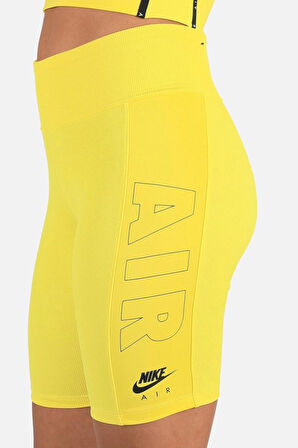 Nike Air Bike Tight Sarı Kısa Tayt Şort 