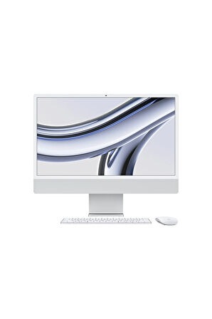 APPLE iMac 24 inc 4.5K M3 8CPU 10GPU 8GB 256GB Gümüş MQRJ3TU/A