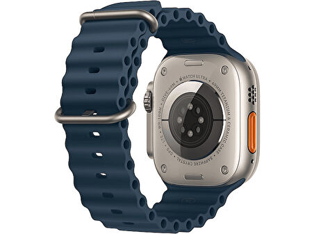 APPLE Watch Ultra 2 GPS + Cellular MREG3TU/A 49 mm Titanyum Kasa ve Mavi Ocean Kordon