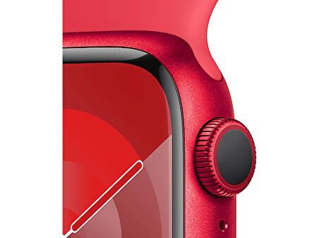 APPLE Watch Series 9 GPS + Cellular MRYE3TU/A  45 mm PRODUCT(RED) Alüminyum Kasa ve (PRODUCT)RED Spor Kordon - S/M