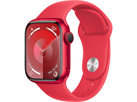 APPLE Watch Series 9 GPS + Cellular MRYG3TU/A  45 mm PRODUCT(RED) Alüminyum Kasa ve (PRODUCT)RED Spor Kordon - M/L