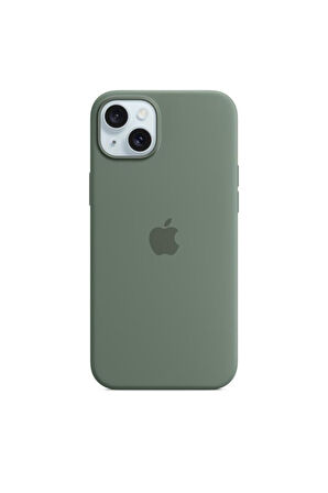Apple iPhone 15 Plus için MagSafe özellikli Silikon Kılıf - Selvi ​​​​​​​Outlet