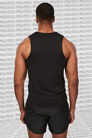 Nike Miler Running Dri Fit Training Running Tank Top Mat Siyah Erkek Atlet