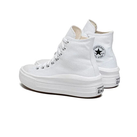 Converse Chuck Taylor All Star Move Platform Kadın Günlük Ayakkabı 568498C Beyaz