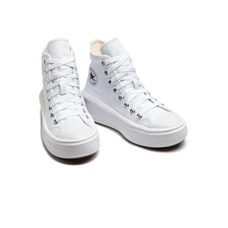 Converse Chuck Taylor All Star Move Platform Kadın Günlük Ayakkabı 568498C Beyaz