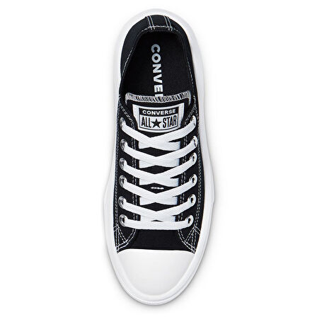 Chuck Taylor All Star Move Canvas Platform Kadın Siyah Günlük Stil Ayakkabı 570256C