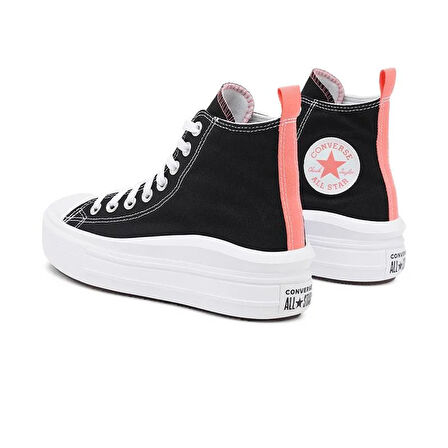 Converse Chuck Taylor All Star Move Canvas Platform Kadın Günlük Ayakkabı 271716C Siyah