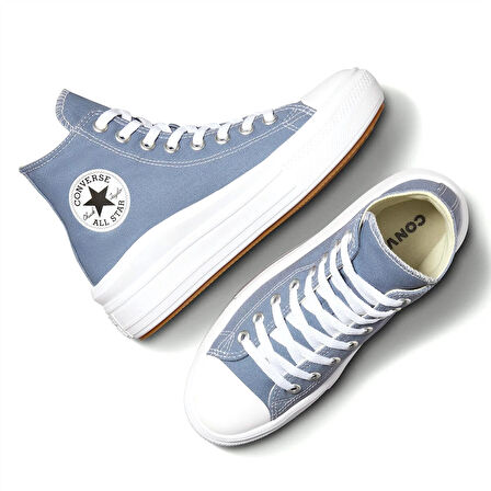 Chuck Taylor All Star Move Kadın Mavi Sneaker Ayakkabı A06500C