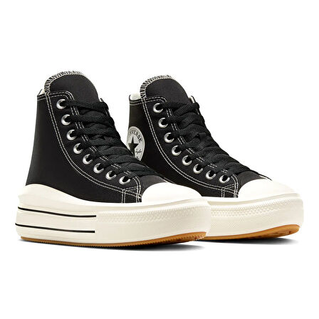 Chuck Taylor All Star Move Kadın Siyah Sneaker Ayakkabı A12585C