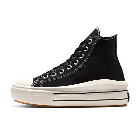 Chuck Taylor All Star Move Kadın Siyah Sneaker Ayakkabı A12585C