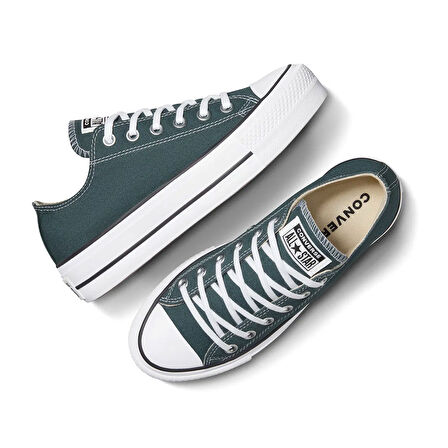 Chuck Taylor All Star Lift Kadın Yeşil Sneaker Ayakkabı A12595C