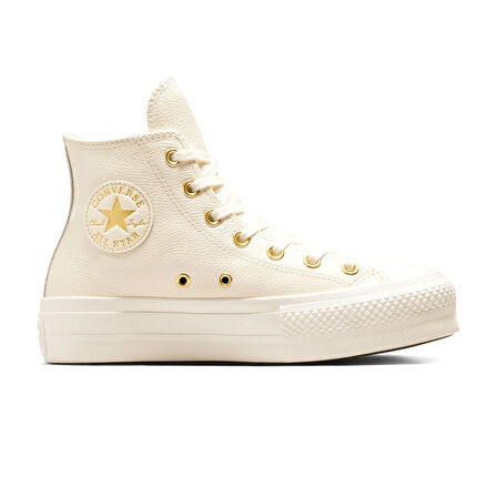 Chuck Taylor All Star Lift Kadın Bej Sneaker Ayakkabı A12764C