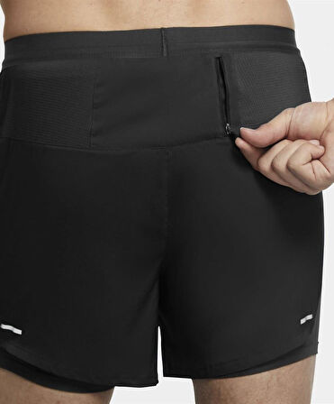 Nike Flex Stride Future Fast Reflektörlü Erkek Şort Siyah