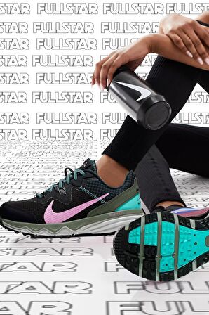 Nike Juniper Trail Walking Shoes Outdoor Kadın Yürüyüş Ayakkabısı Siyah Pembe