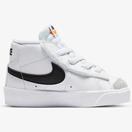 Nike Blazer Mid 77 TD Leather Unisex Sneaker Hakiki Deri Sneaker Bilekli Günlük Spor Ayakkabı Beyaz