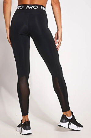 Nike Pro 365 Dri Fit Training Mid Rise Full Length Tight Fit Green Toparlayıcı Tayt Siyah