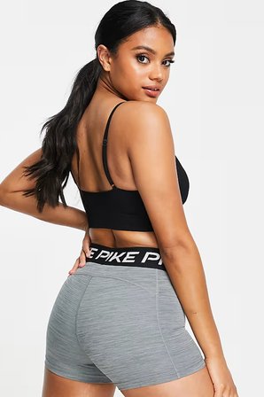 Nike Pro 365 Shorts Tights Gray Toparlayıcı 8 cm Biker Tayt Şort Gri