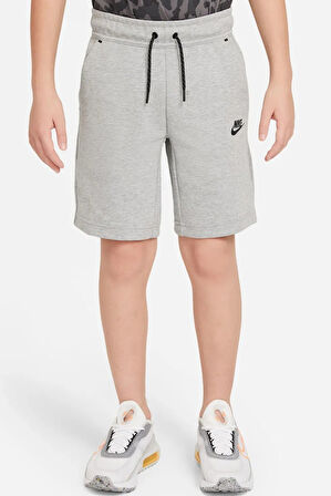 Nike Sportswear Tech Fleece Boys Short Erkek Çocuk Pamuklu Şort Gri