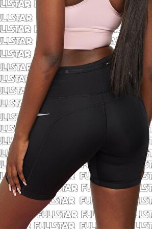 Nike Epic Fast Women's Running Shorts Tayt 3 Cepli Biker Tayt Şort Siyah
