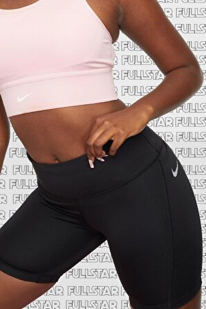 Nike Epic Fast Women's Running Shorts Tayt 3 Cepli Biker Tayt Şort Siyah