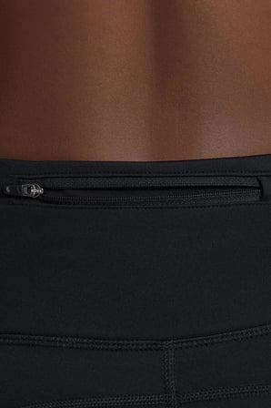 Nike Fast Dri Fit Crop Leggings Black Kısa Crop Çok Cepli Toparlayıcı Tayt Siyah