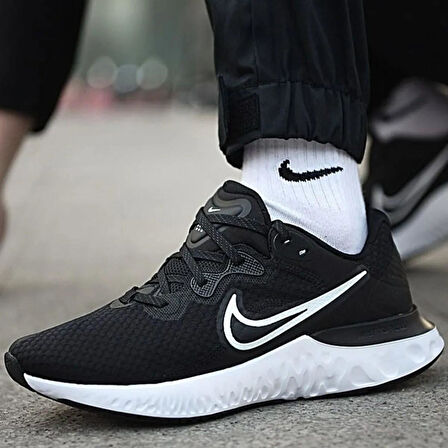 Nike Renew Run 2 Erkek Koşu Ayakkabısı Siyah