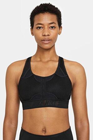 Nike Dri Fit ADV Bra Black Ref Pad Çıkartılabilir Pedli Siyah Sporcu Sütyeni Bra 