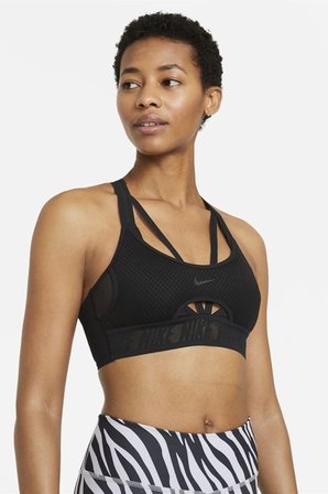 Nike Bra Indy Ultra Breathe Hafif Destekli Dolgulu Spor Sütyeni Büstiyer Siyah